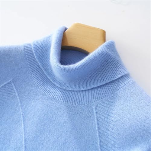 Men's Merino Wool Turtleneck Sweater Solid Color Knit Pullover Long Sleeve Basic Soft Comfortable Warm Casual2