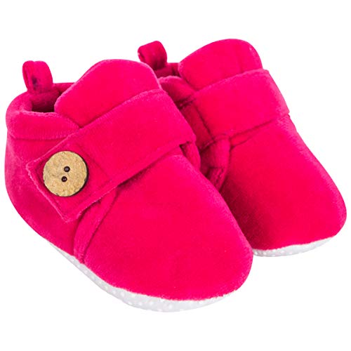 Image of Neska Moda Baby Boys & Baby Girls 6 to 12 Months Velvet Booties