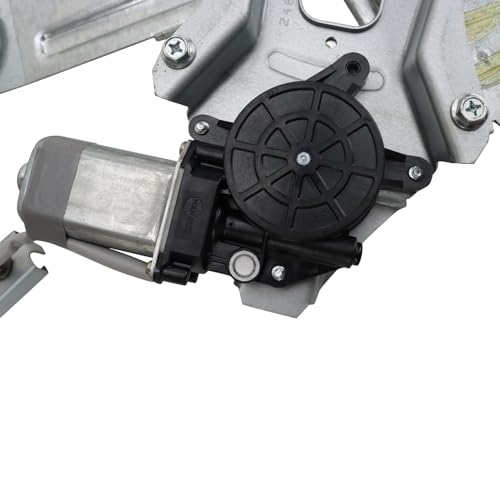 Image of TRQ Rear Driver Side Power Window Motor and Regulator Assembly Power Compatible with 02-08 Dodge Ram 1500 Crew Cab 06-09 Ram 2500 Crew Cab 03-05 2500 06-09 3500 03-05 3500