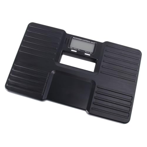 Balance numérique compacte noire 150 kg rétroéclairée avec arrêt automatique