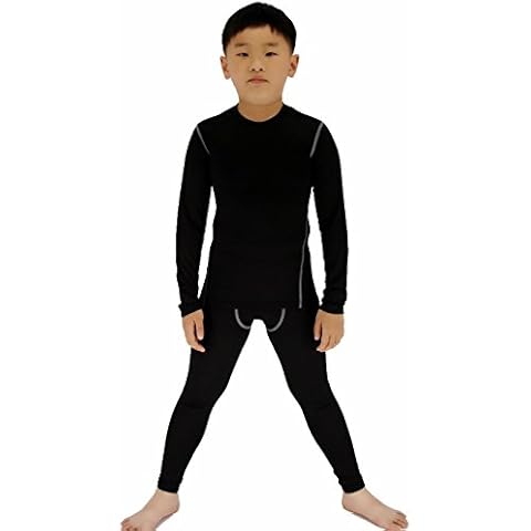 LANBAOSI Boys Thermal Base Layer Set Cover