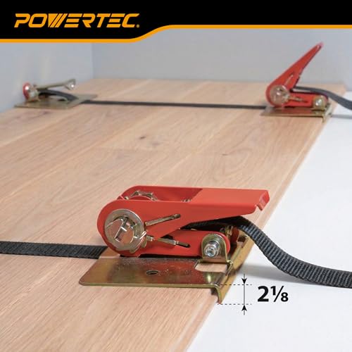 Image of POWERTEC 71102 Wood Flooring Strap Clamp w / 13 Foot Nylon Strap (Pack of 6)