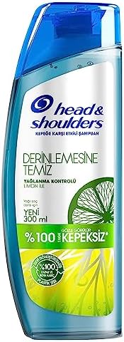 Head & Shoulders Derinlemesine Temizlik Şampuan Yağlanma Kontrolü Limon 300 ml — Amazon ürün görseli
