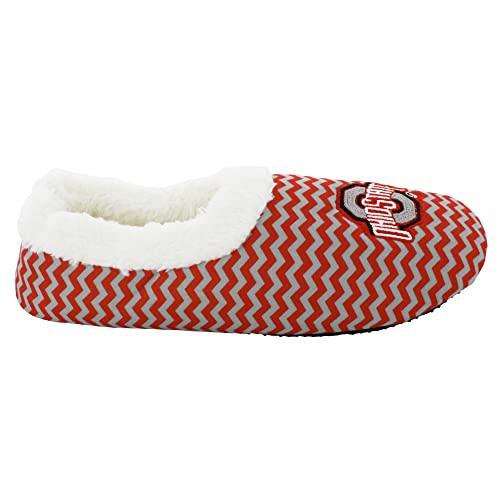 Comfy Feet NCAA Slip On Chevron Pattern Slippers2
