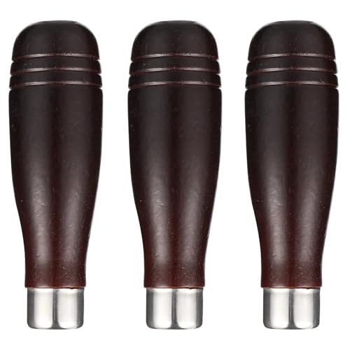 healvian 3個 木製ファイルハンドル 高精交換用アクセサリー 滑らか表面で手に優しい 木工ヤスリや属用に適合