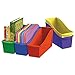 Storex Interlocking Book Bins, 5 1/3 W x 14 1/3 L x 7 H, 5 Color Set, Plastic (70105U06C)