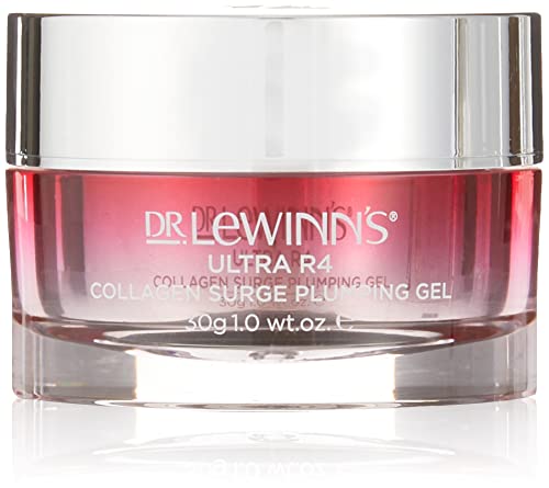 Dr. LeWinn’s | Ultra R4 | Collagen Surge Plumping Gel | Lift & Firm | Rejuvenate, Refine, Replenish, and give Radiance to skin | Soft Collagen Pearls | Rejuvenating Hyaluronic Acid to Hydrate and Smooth | 30 Grams