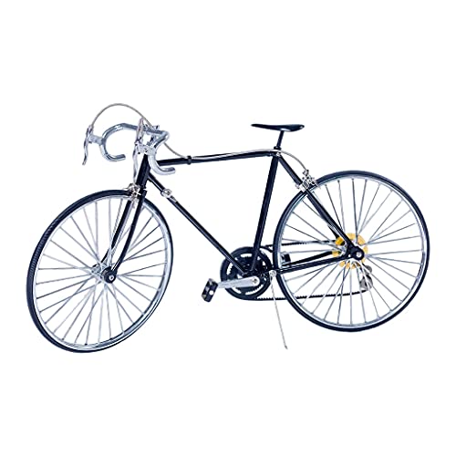 Colcolo 1/6自転車 自転車モデル メタル自転車 合金製 装飾 インテリア置物 工芸品 小道具 全3選択- 黒