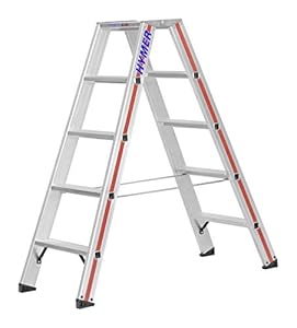 Hymer 802410 Stufenstehleiter 2x5 Stufen