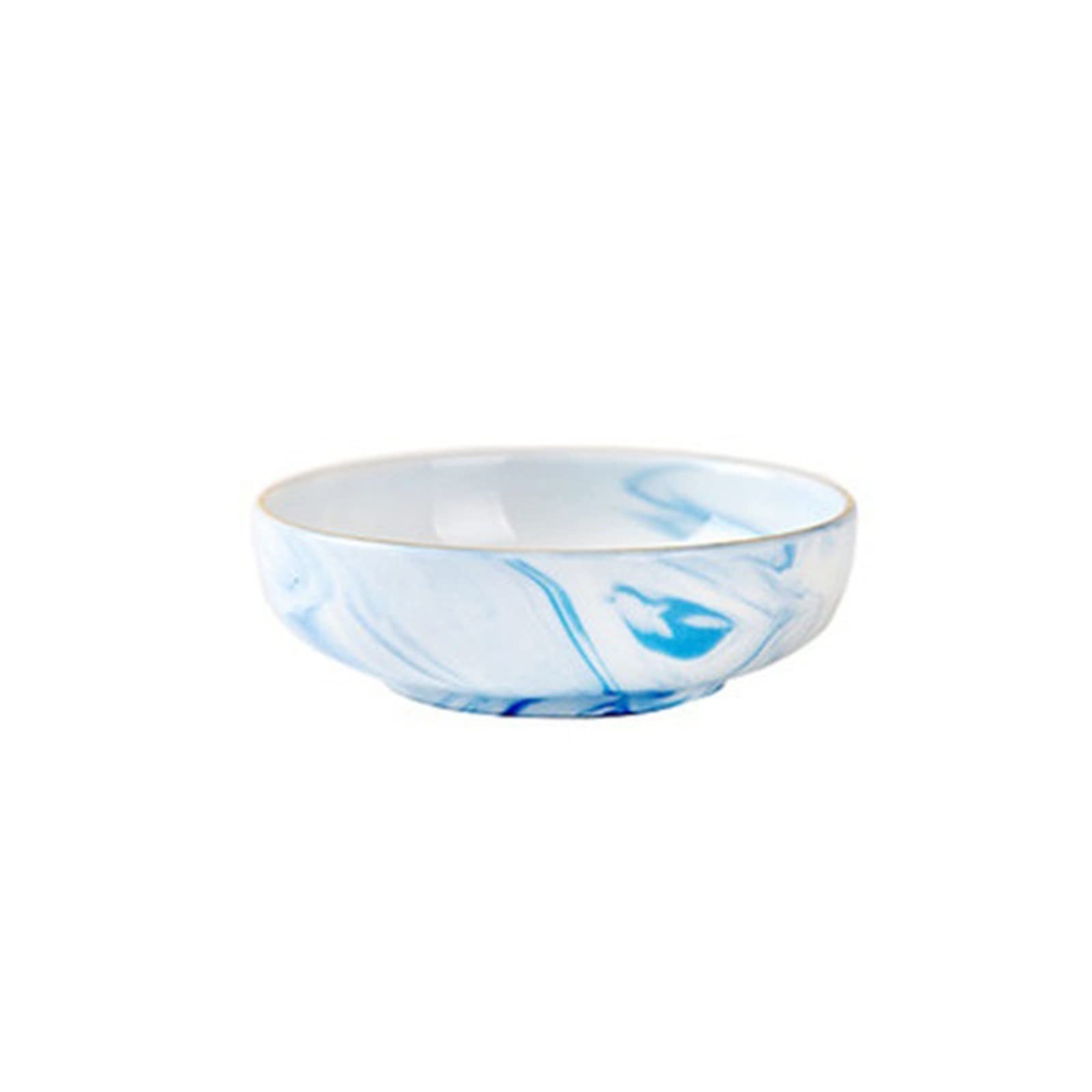 XYIANG Dipping Dish Dip Bowls Snack Bowl Ceramic Sauce Plate Marble Pattern Round Fruit Seasoning Bean Vinegar Ketchup Soy Sauce Bowl Pigment Plate Tableware Appetizer Plate Seasoning Dish (1 1 pcs)