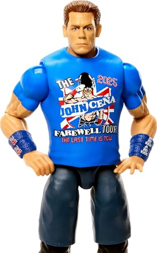 Mattel WWE John Cena Action Figure, Main Event Series #162, 6-inch Collectible Superstar with 14 Articulation Points & Life-Like Look