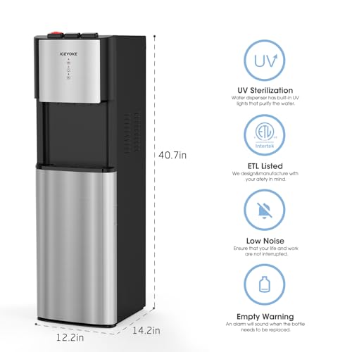 Bottom loading cabinet of ICEVOKE Water Cooler