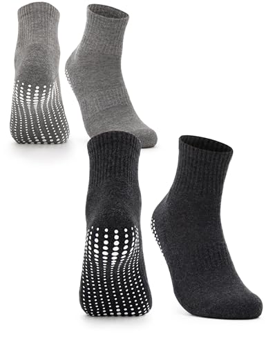 Occulto calcetines antideslizantes mujer 2-4 pares (modelo: Madeleine) 2 Pares | negro,gris 39-42
