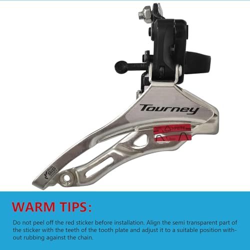 Bicycle Front Derailleur 34.9mm FD-TY300 3x6/7 Speed Tourney Up Swing for Mountain Road Bike