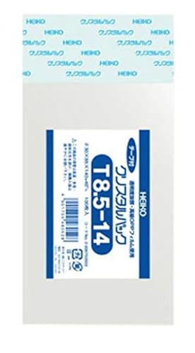 HEIKO OPP�� �N���X�^���p�b�N T-8.5-14 (�e�[�v�t��) 100�� 62-0994-59