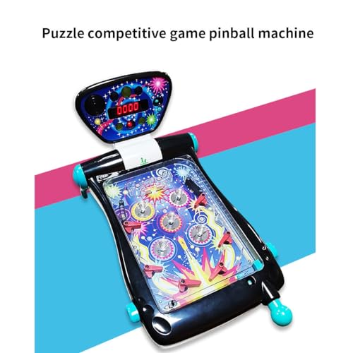 Máquina de jogo de pinball eletrônico de mesa KANBUN para crianças e adultos, mini máquina de jogos