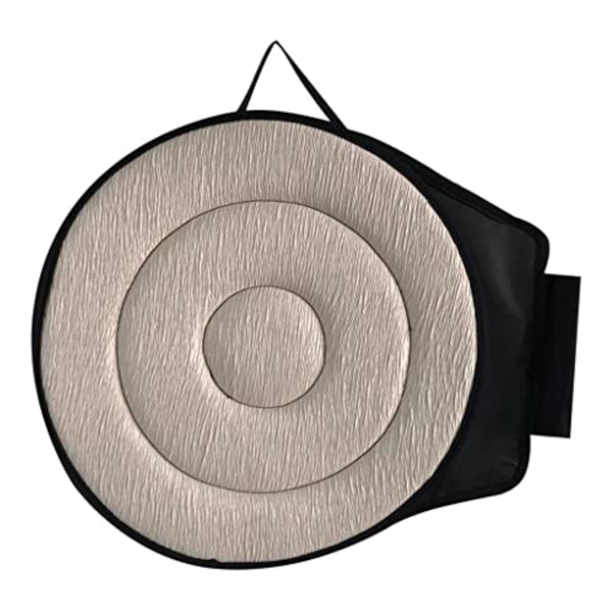 360 Degree Soft Rotating Cushion, Beige Circle
