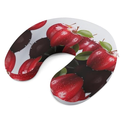 Almohada de viaje de espuma viscoelástica en forma de U miniatura 6