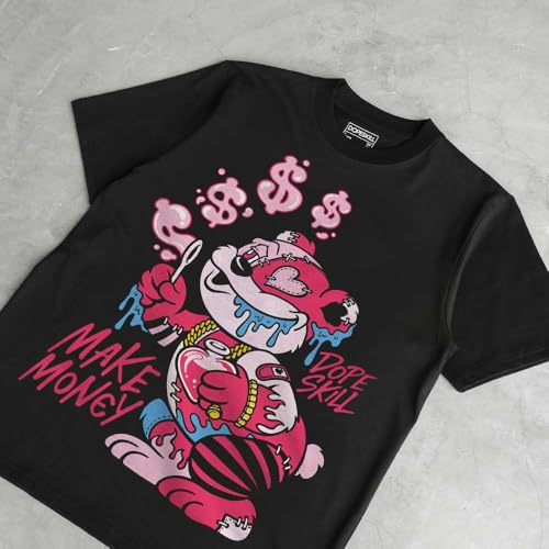 Image of DopeSkill Graphic Tee Streetwear Hip Hop Hypebeast Street Style Unisex T-Shirt Sneaker Colour Matching Shirts Cute Graphic