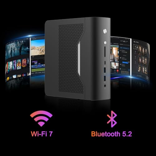 Image of NIMO Mini PC Desktop, AMD Ryzen AI Max+ 395 128GB LPDDR5 8000MHz RAM 8TB SSD (Up to 5.1GHz) Mini Desktop Radeon 8060S Graphics Computers with USB4.0 BT5.2 4K Display WiFi 7