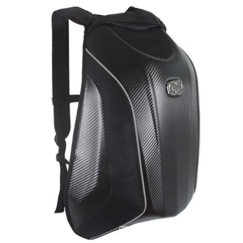 Meet World Mochila Casco De Motocicleta  Impermeable Duro Shell  Fibra Carbono Jinete