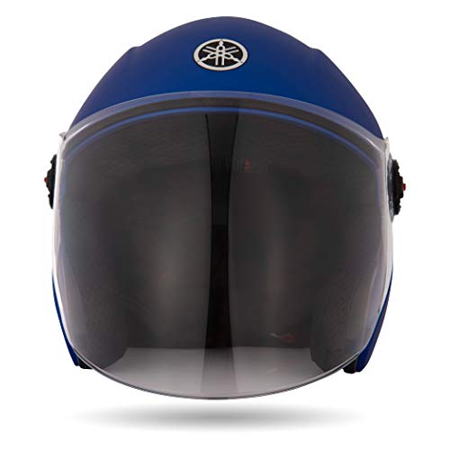 Image of Yamaha YR6 Half Face Helmet (Matt Blue, Size XL) Y6AYR6BLXL16
