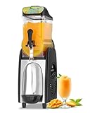 GSEICE Slushie Machine for Home 4 Gallons Stainless Steel Single Slushy Machine for Margaritas Slushy’S Frozen Drinks, 110V/60Hz Frozen Drink Machine for Family Reunion Birthday Wedding Parties