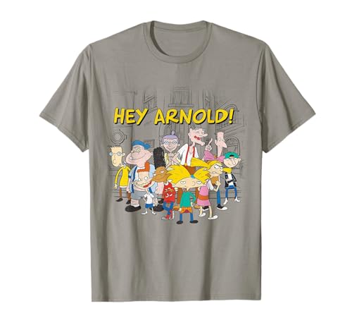 Nickelodeon Hey Arnold Cast Hangout T-Shirt T-Shirt
