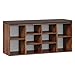 RICOO WM033-EC-B regał na buty 104 x 49 x 30 cm, drewno dąb brązowy, ławka do siedzenia z miejscem do przechowywania, szafka na buty z poduszką do siedzenia, ławka na buty do korytarza, półka na buty