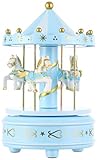 Simple y refinado; carousel music box puede agregar diversión a su hogar, brindarle felicidad y felicidad y mejorar su relación con su hijo