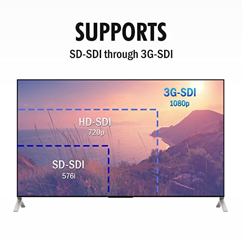 J-Tech Digital ® Premium Quality Sdi Splitter 1X4 Supports Sd-Sdi, Hd-Sdi, 3G-Sdi Up To 1320 Ft (1 Input And 4 Outputs) #TOP4