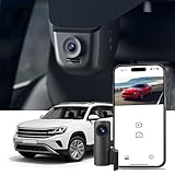 Mercylion Câmera veicular A32 4K + 2K dianteira e traseira para Audi A1 A3 A4L A5 A6 A7 Q2 Q3 Q5 Q7 E-tron Q8 S3 S5 RS5 RS7 TTS, aparência de fábrica OEM, vídeo UHD 3840P, WiFi e aplicativo integrados