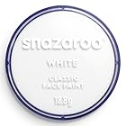 Snazaroo - Pittura Per Viso e Corpo, Trucchi da Viso per Travestimenti, per Bambini e Adulti, 18ML, Colore Bianco