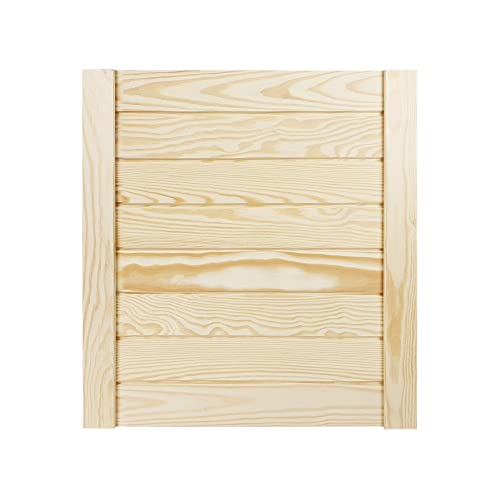 DecoMeister Porte a Lamelle Chiuse in Legno 444x474 mm Confezione