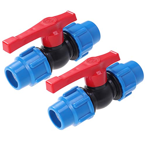 10 Pezzi, Valvola A Sfera Di Arresto In Plastica Da 3/8 Pollici Inline Per Purificatore Dacqua E Sistema Rodi~p203607412