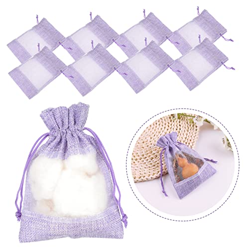 Bolsas de saquitos vacías de lavanda UKCOCO 10 piezas miniatura 6