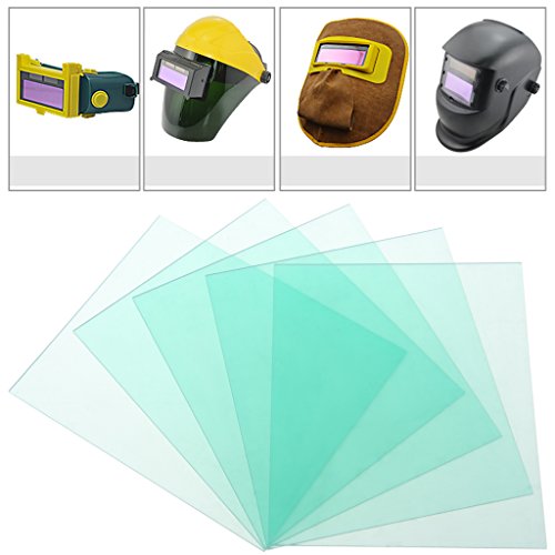 15 pièces Clear Cover objectif 11 x 9 cm/110 x 90 mm pour masque de soudeur Masque de hotte d'objectif de remplacement de l'objectif