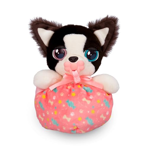 BABY PAWS Mini Cuccioli Border Collie Peluche Interattivi Cucciolo con Borsetta da Portare Sempre...