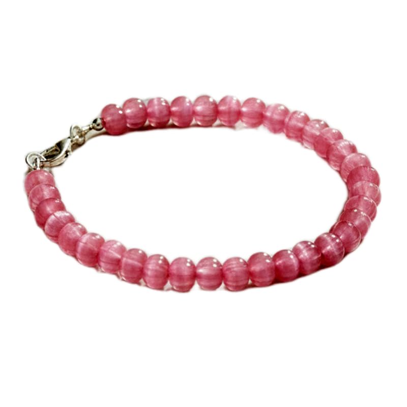 Bracelet pierre rose Monalisa LKBEADS pour sublimer vos tenues d'été