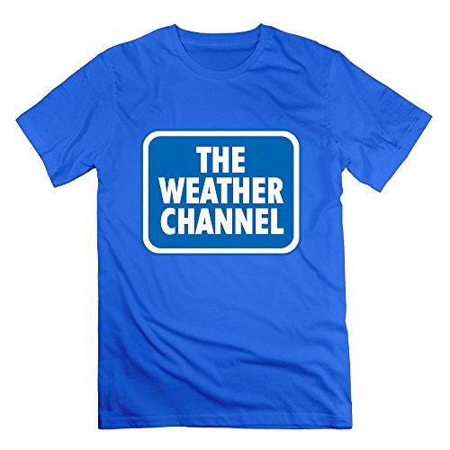 MAT Q VO Men's The Weather Channel Logo T Shirts/Tee