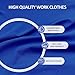 VIAOLI Scrub Set for Women Fashionable Neck Scrub Top & Tapered Leg Jogger Scrub Pants Medical Nursing Uniforms Set (Royal blue,XL)