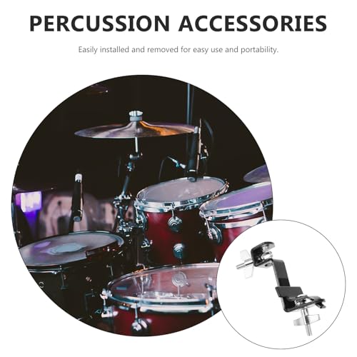 Pinza para soporte de Cowbell para Bombo ajustable negra miniatura 3