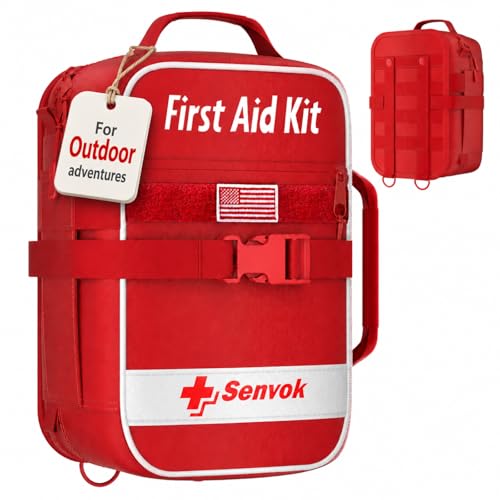 Senvok-Large-First-Aid-Kit-for-Car-Camping-Outdoor-Color-Coded-Labeled Senvok Large First Aid Kit for Car, Camping, Outdoor-Color-Coded Labeled - Image 1