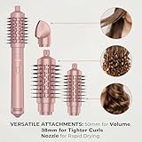 Rotating Hair Dryer Brush 3-in-1, Detachable Hot Air Styler with Left Right Rotation & 3 Heat Settings for Salon-Quality Blow-Drying, Voluminous Curls, Smooth Styling, Fast Drying, Less Frizz & Damage - Image 3