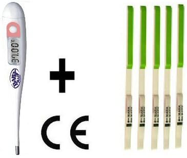 20 x Ovulation Tests, 1 x Basal Thermometer & Female Fertility Test by BabyMad Ltd