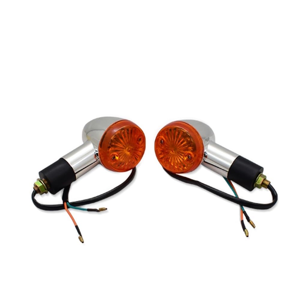 Indicador motocicleta intermitente Para Kaw&asaki VU&LCAN VN 500 750 800 900 1500 1600 1700 2000 Indicador De Señales De Giro De Bala De Motocicleta Clásica Personalizada
