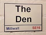 Yelenacca New Metal Street Sign Millwall Fc The Den Metal Street Sign Ground 8X12 Inches