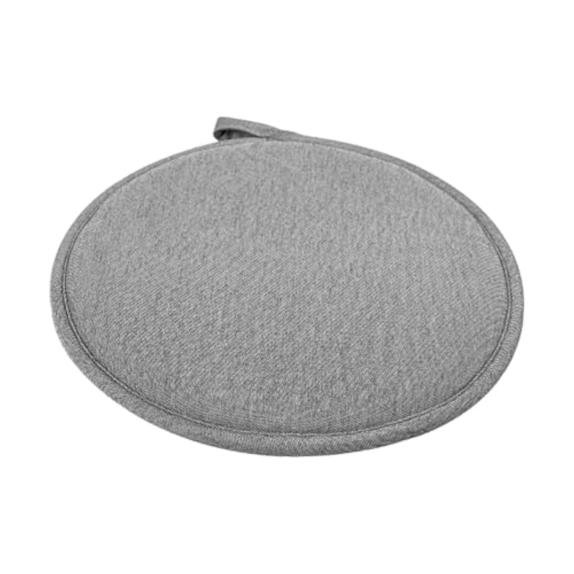 Round Multifunction Chair Cushion Pad, Light Gray