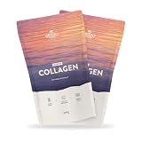 Grizzly Foods Collagene marino, collagene in polvere di pesce, 2 x 500 g (1 kg), idrolizzato di collagene, insapore, solo un ingrediente