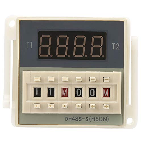 Relé -2Z Time, O1111ROM S 2Z Durável LCD Display Time Timer Relay 8 Pinos 0,1s - 99h Para Outdoors A